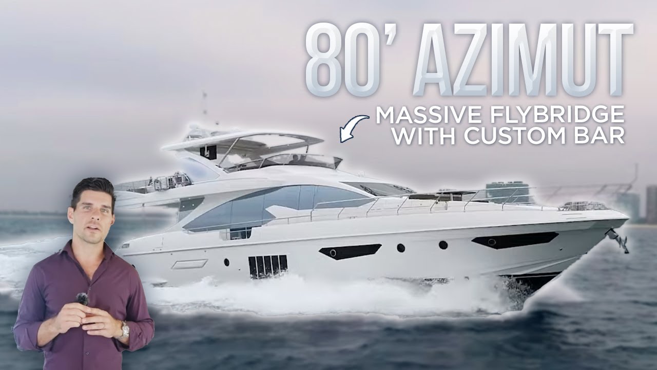 80 Azimut Motoryacht Walkthrough [HAPPY HOURS]