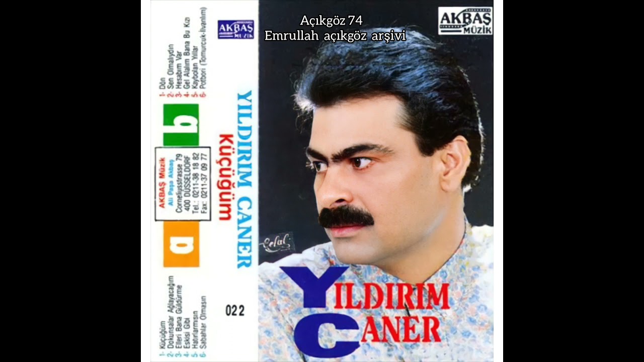 YILDIRIM CANER - İLVANLIM • TOMURCUK (POTPORİ...) yedek eser.....1991