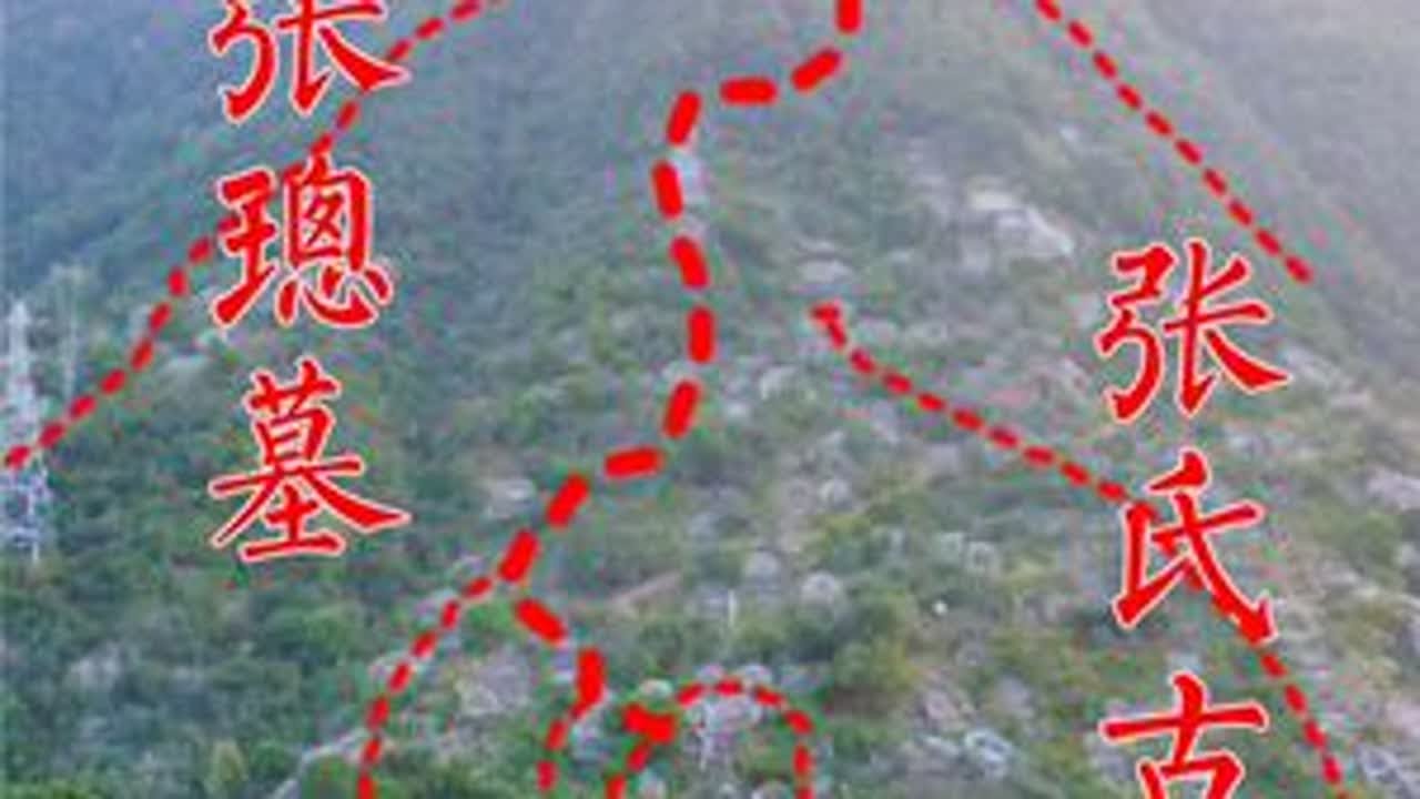 航拍浙江温州张璁墓：大罗山腰张氏古墓群，皇岙村后群山合围！ #航拍 #古墓 #张氏家族