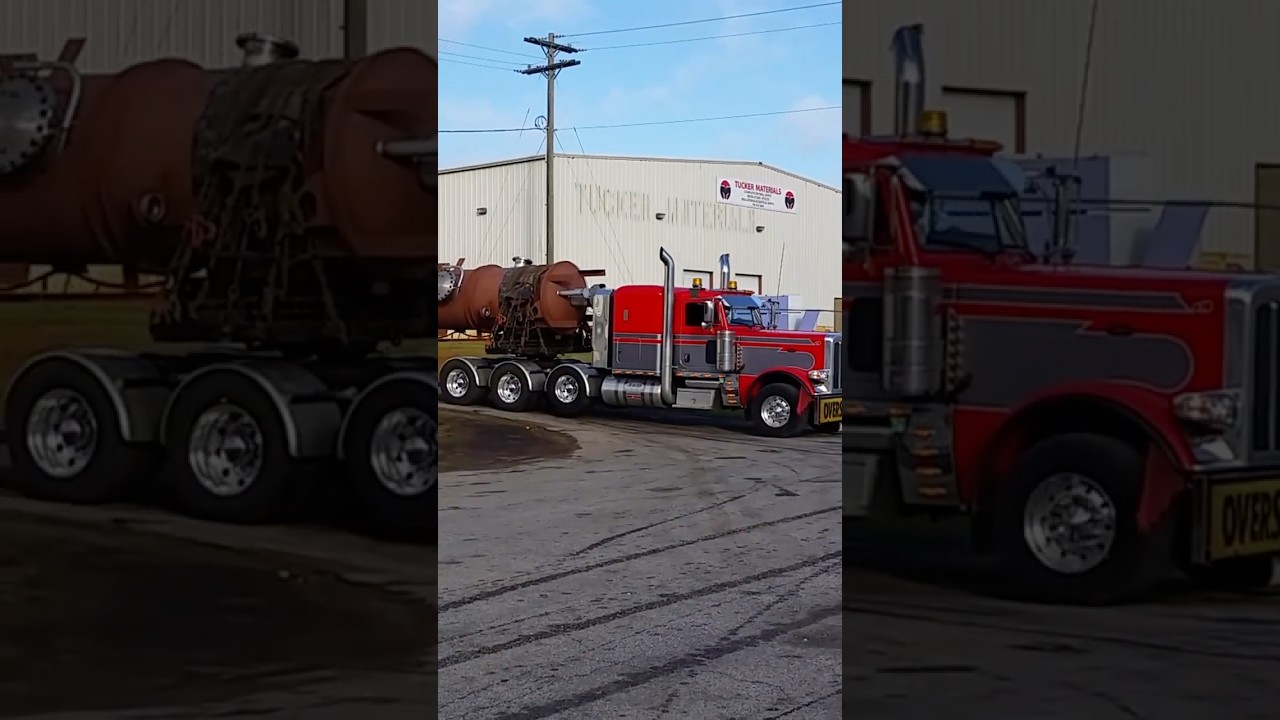 Massive Tank Transport Through Tight Spot | Heavy Haul Precision Move
