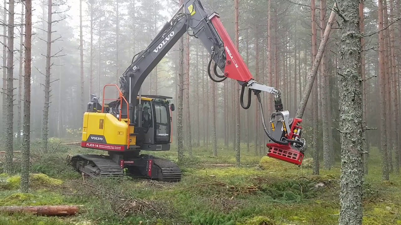 Nisula 555C with Volvo ECR145E + Flex-14 undercarriage