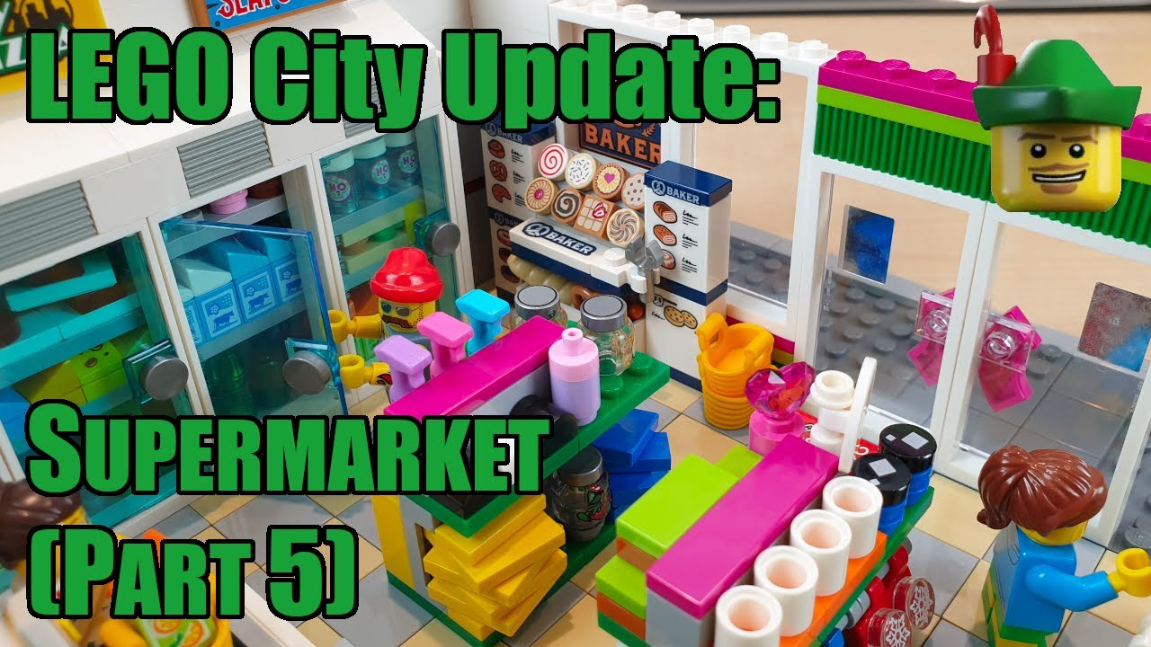 LEGO Supermarket MOC (Part 5) - Aisles, Shelves & Bakery 🛒🏪🏹