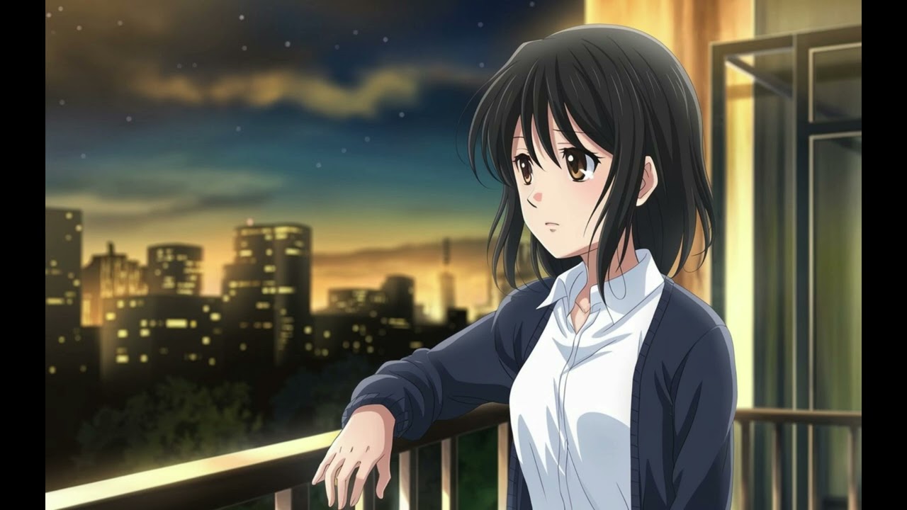 春の夕暮れと少女🏙️!!  LOFI short sound