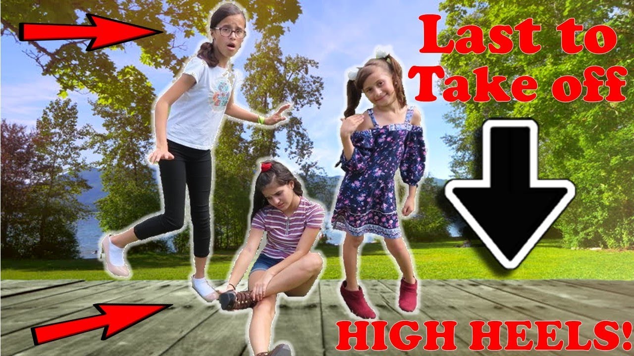 Last to take off HIGH HEELS Wins!!