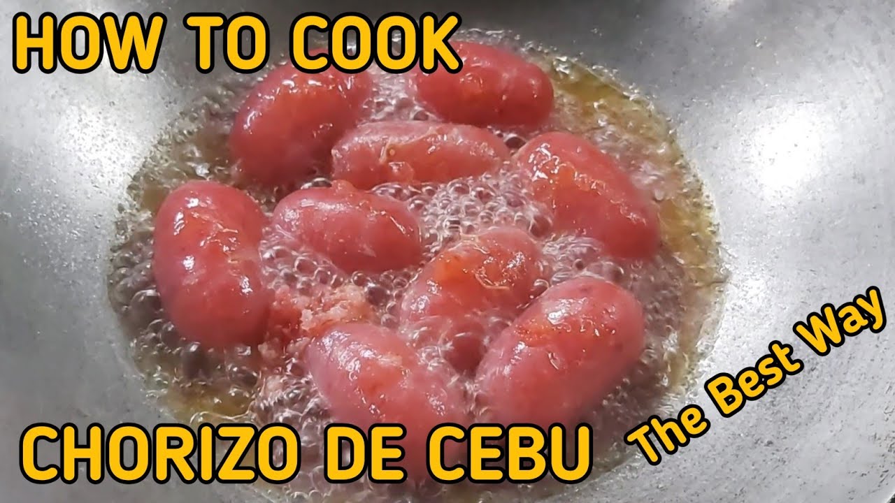 HOW TO COOK CHORIZO DE CEBU | THE BEST WAY ( LONGGANISA DE CEBU )
