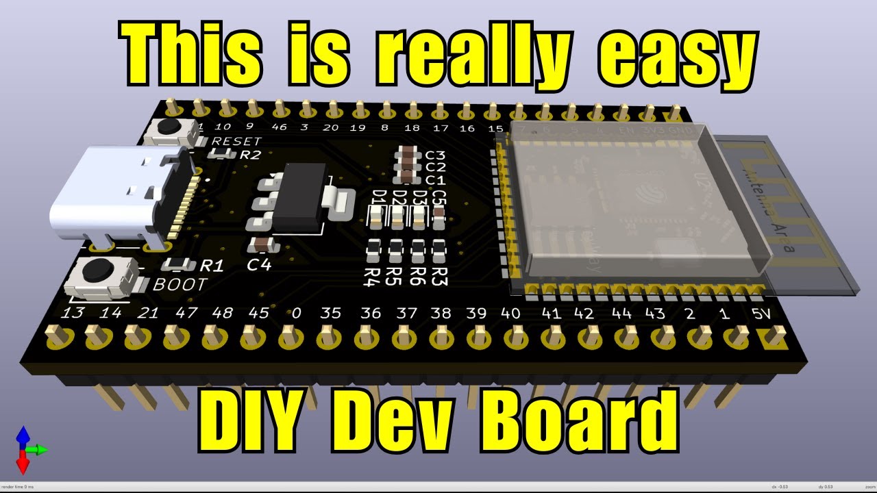 Super Easy ESP32-S3 Dev Board