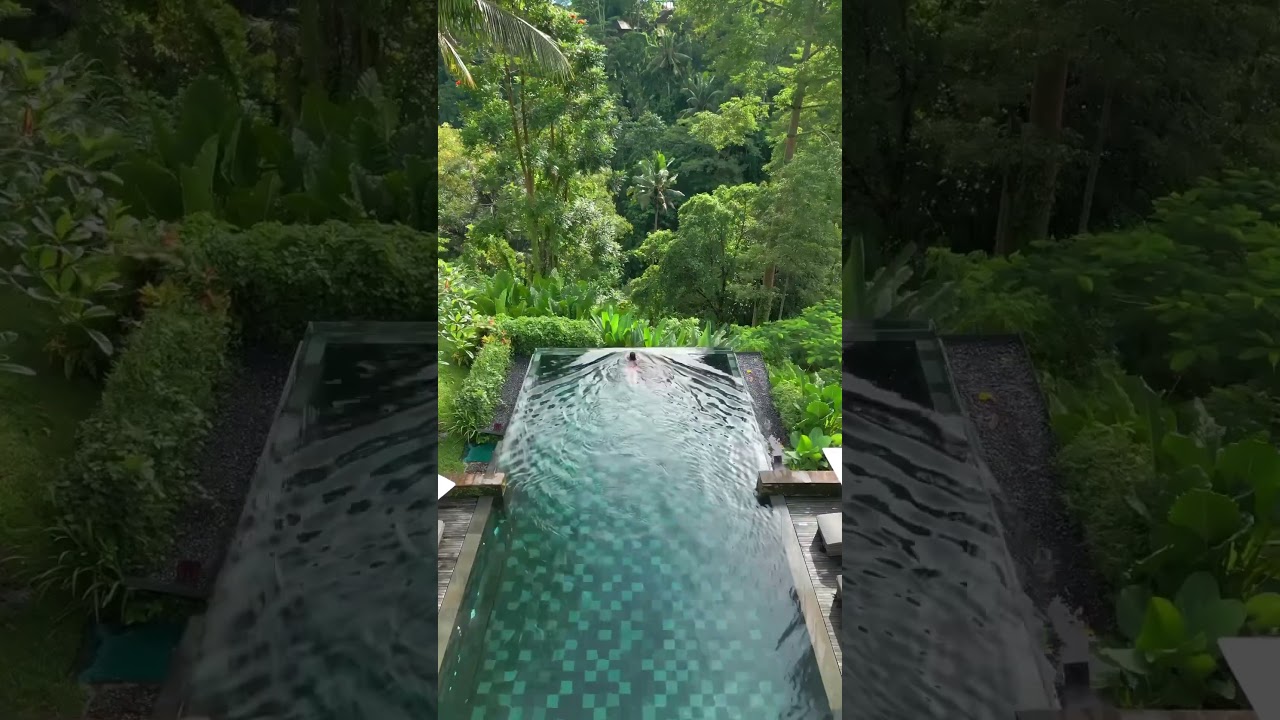Bali has the best pools 😍 #bali #ubud