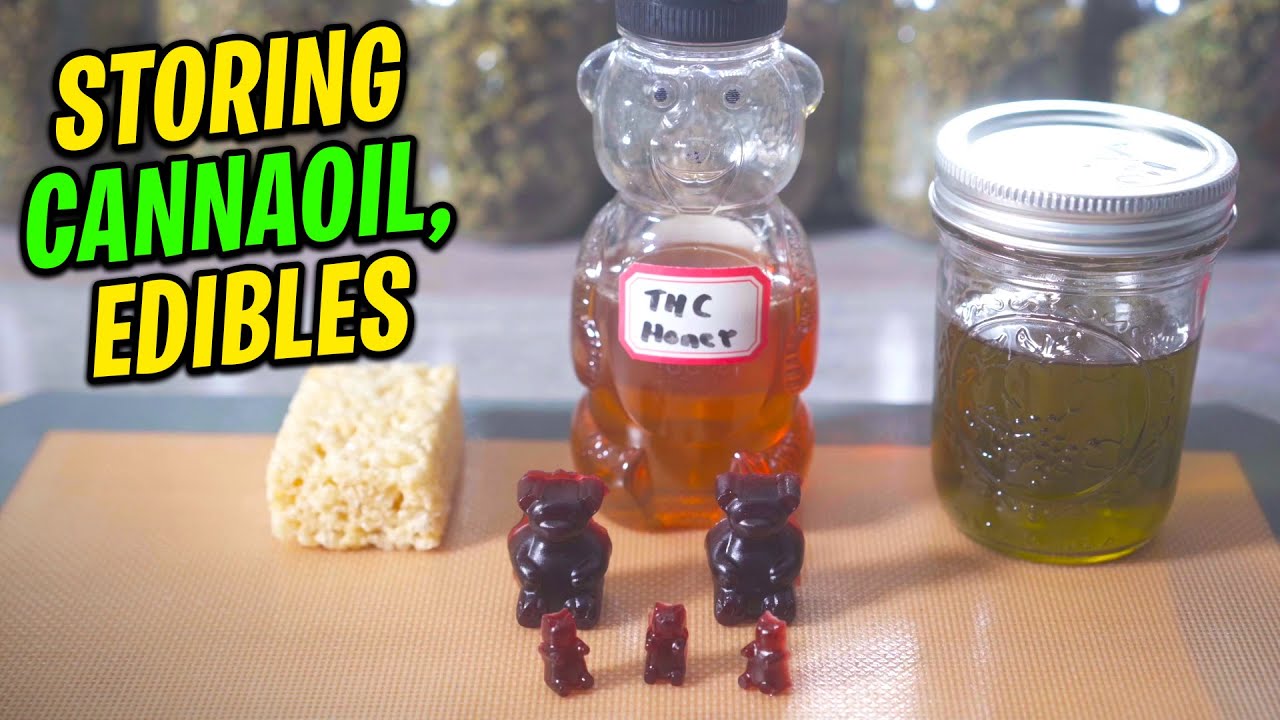 How to properly store Cannaoil, edibles and other products.