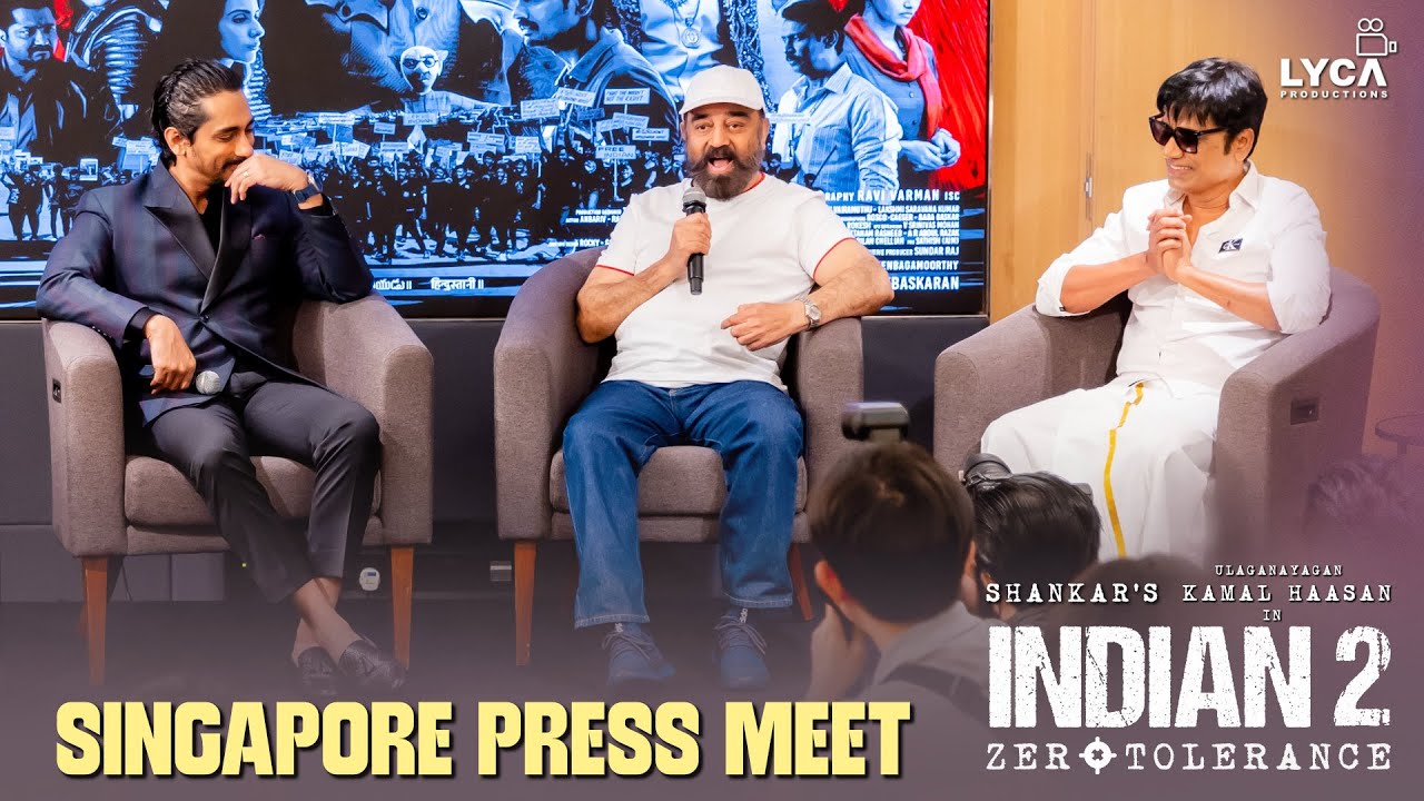 Indian 2 | Singapore Press Meet - Full Video | Kamal Haasan | SJ Suryah | Shankar | Anirudh | Lyca