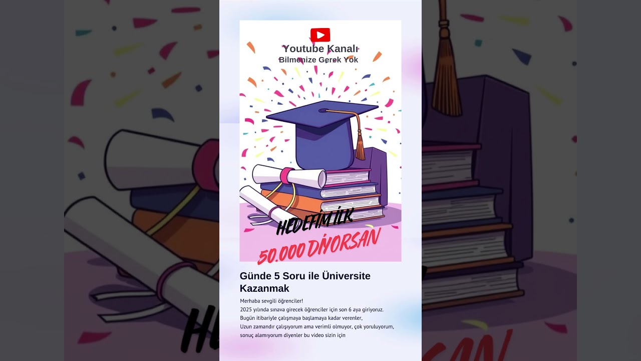 YKS Hedefi: İlk 50.000! Nasıl Başarabilirsiniz?