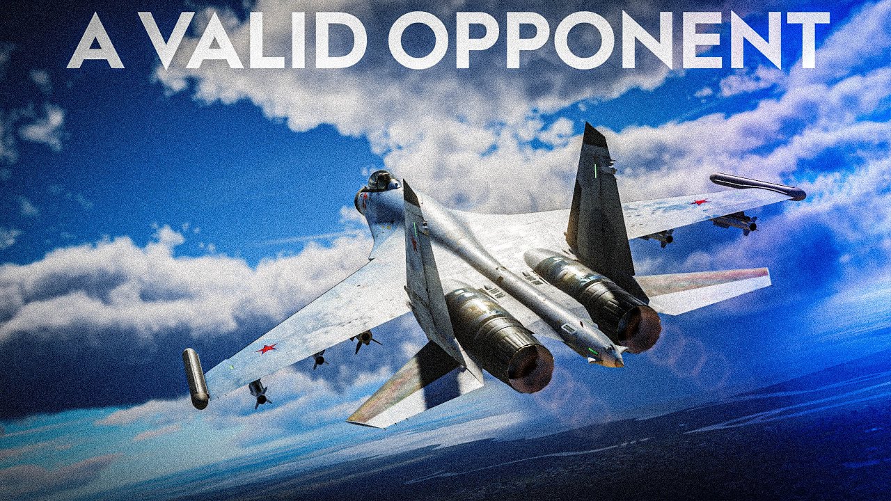 Su-35 FLANKER Engaging Enemy Strike On The Frontline | DCS World