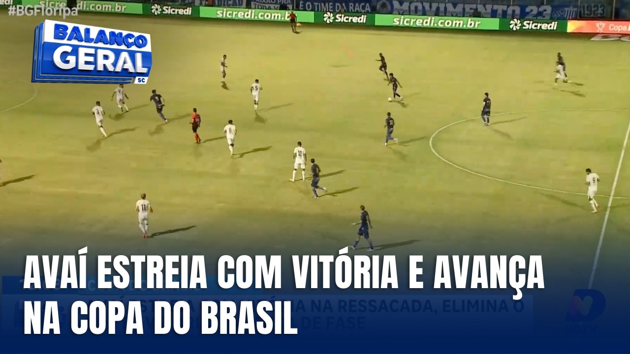 Esporte - Avaí elimina o Porto Vitória na Ressacada e avança na Copa do Brasil