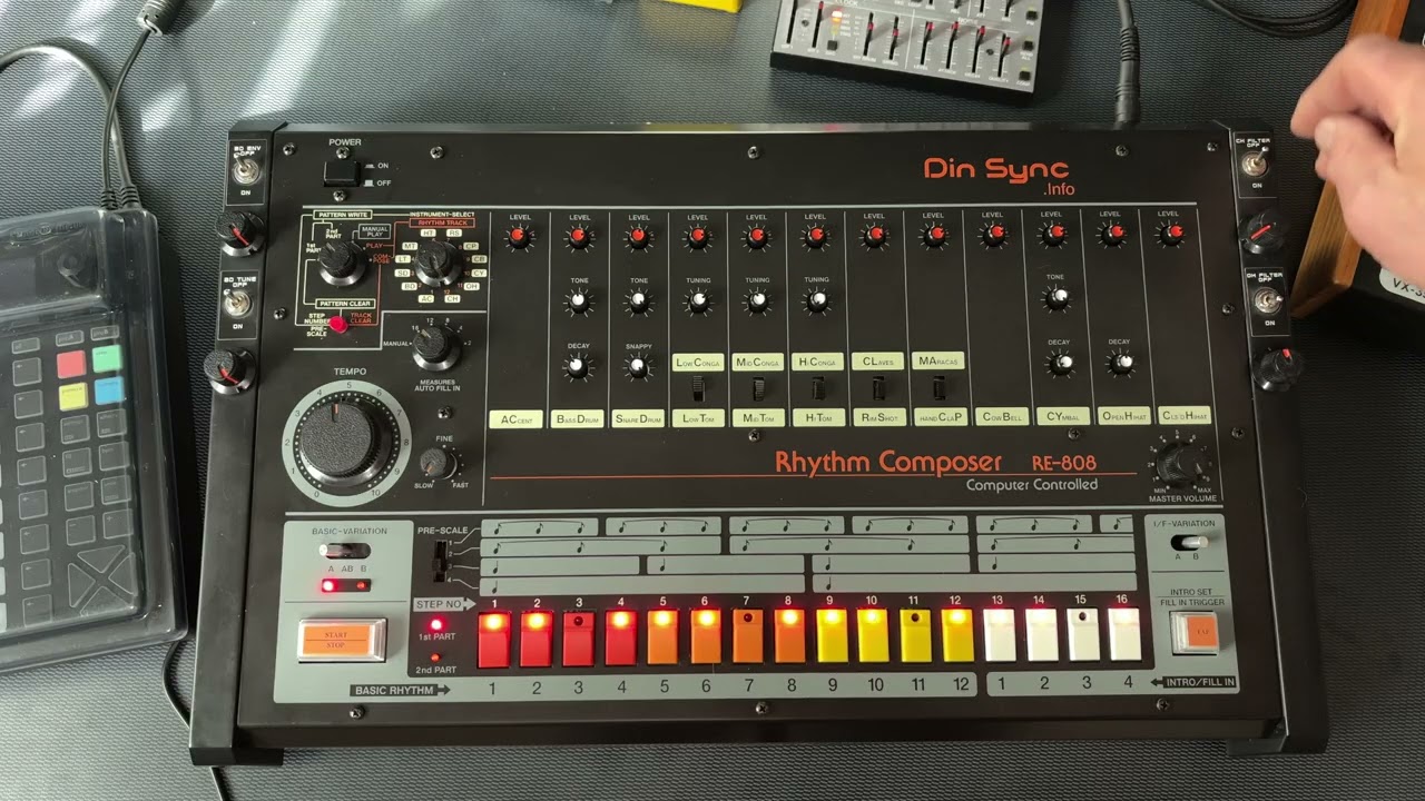 Modded RE808 s/n 808-25-002 sound check 02/22/26