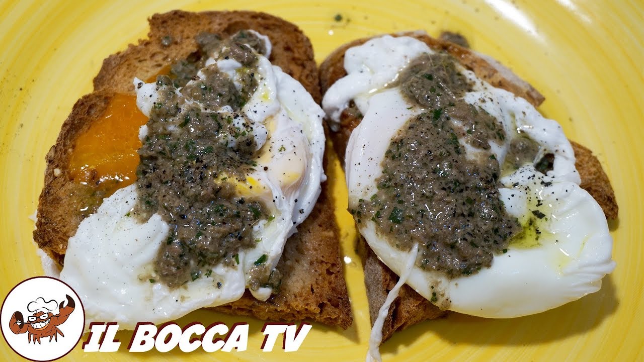 625 - Uovo affogato...e mai più ritrovato! (antipasto tipico toscano facile, genuino e super goloso)