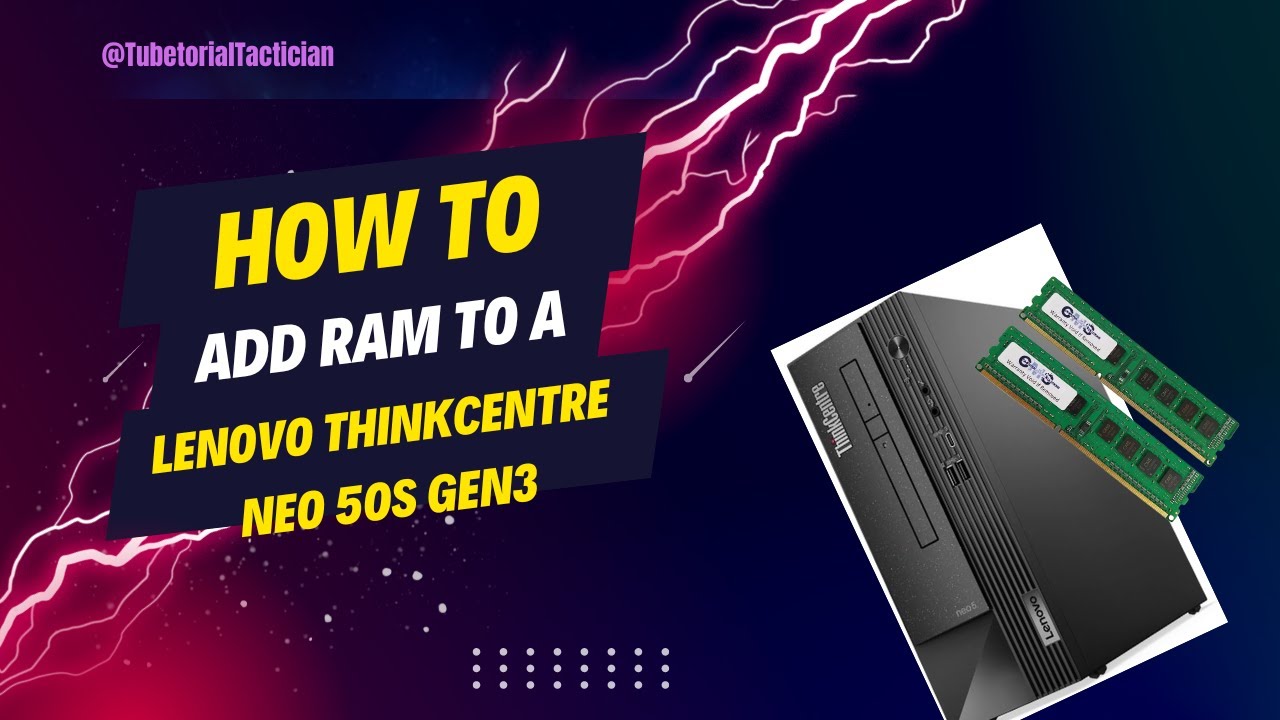 How-to Add RAM to Lenovo Thinkcentre Neo 50S Gen3 desktop #lenovo #ram #thinkcentre