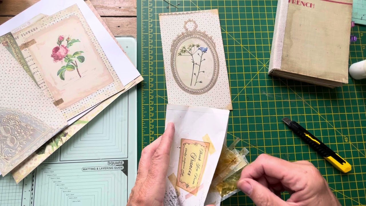 Journal cover using ‘Florabella Backgrounds’ from @thepapercameo