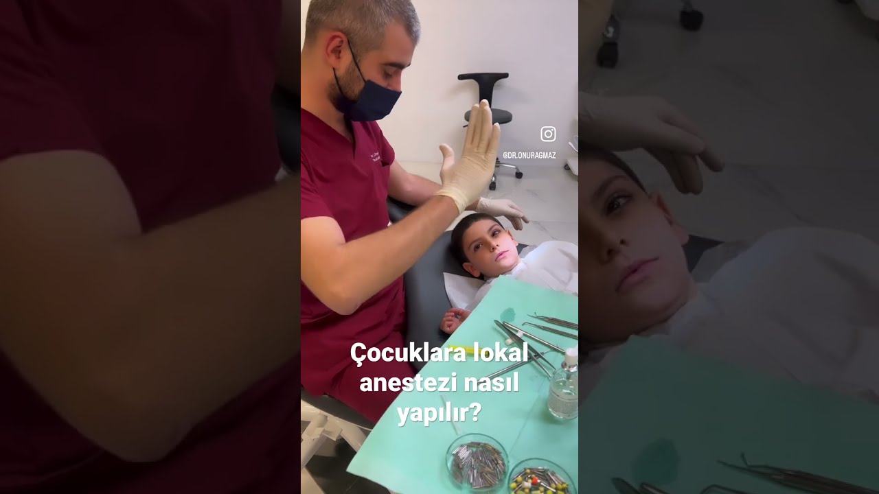 Çocuklara lokal anestezi(sedasyon) nasıl yapılır?