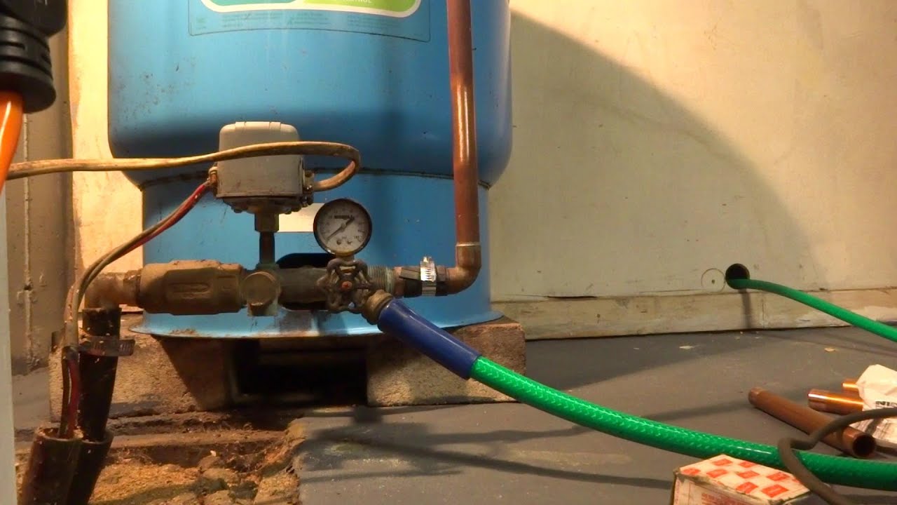 COPPER PIPE LEAKING AT WELL TANK PATCHED BY OWNER