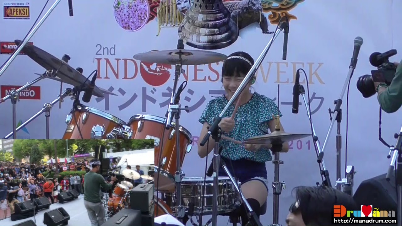 『BABYMETAL - ギミチョコ ～IndonesiaWeek2018～ 』11 years Drummer Mana Fukuda ～福田まあな～