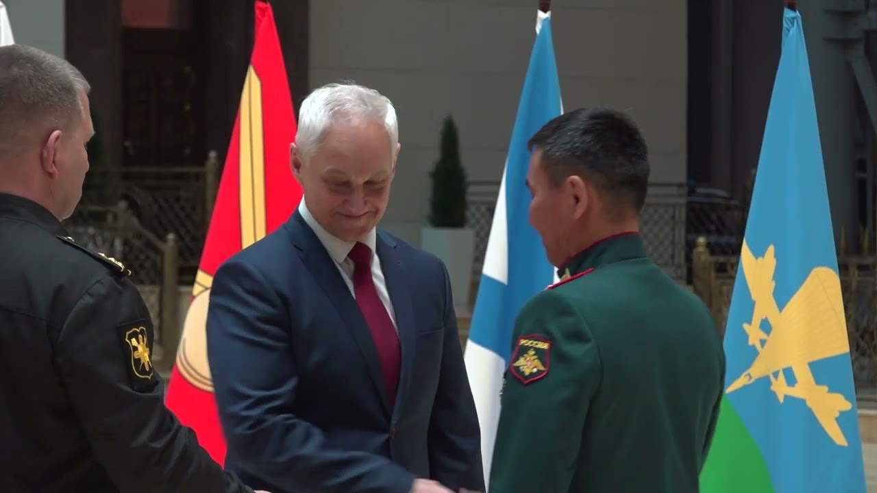 Russian Defence Minister Andrei Belousov inspects Tsentr Group of Forces