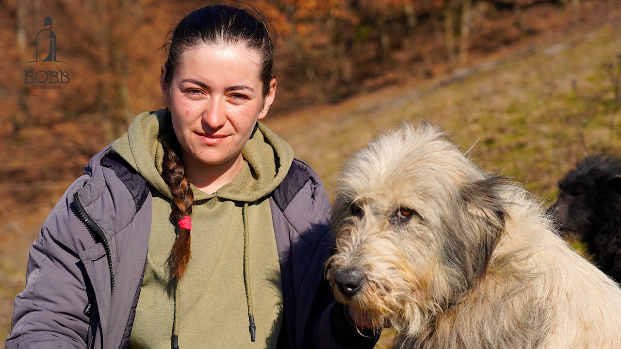 Ciobănița Ramona crește oi &icirc;mpreună cu familia | 40 de capre | 3 lupi au &icirc;ncercat sǎ intre la oi
