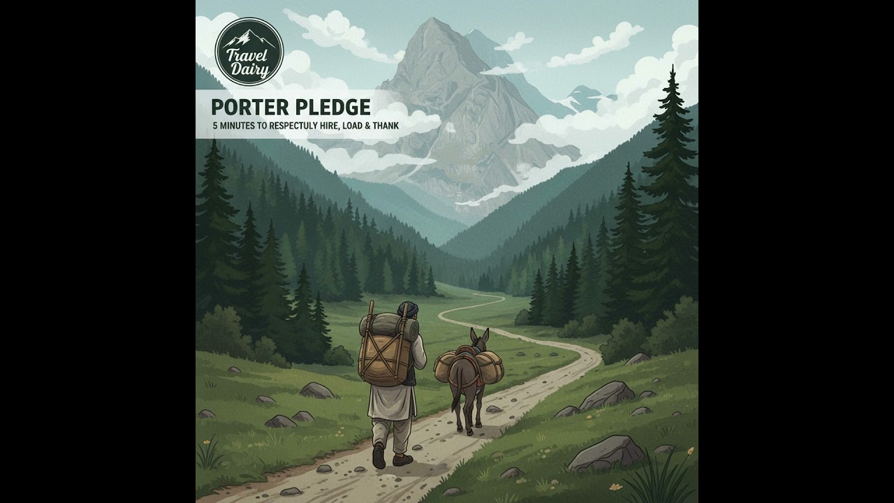 Porter Pledge: 5 Minutes to Respectfully Hire, Load & Thank Local Porters and Pack Animals