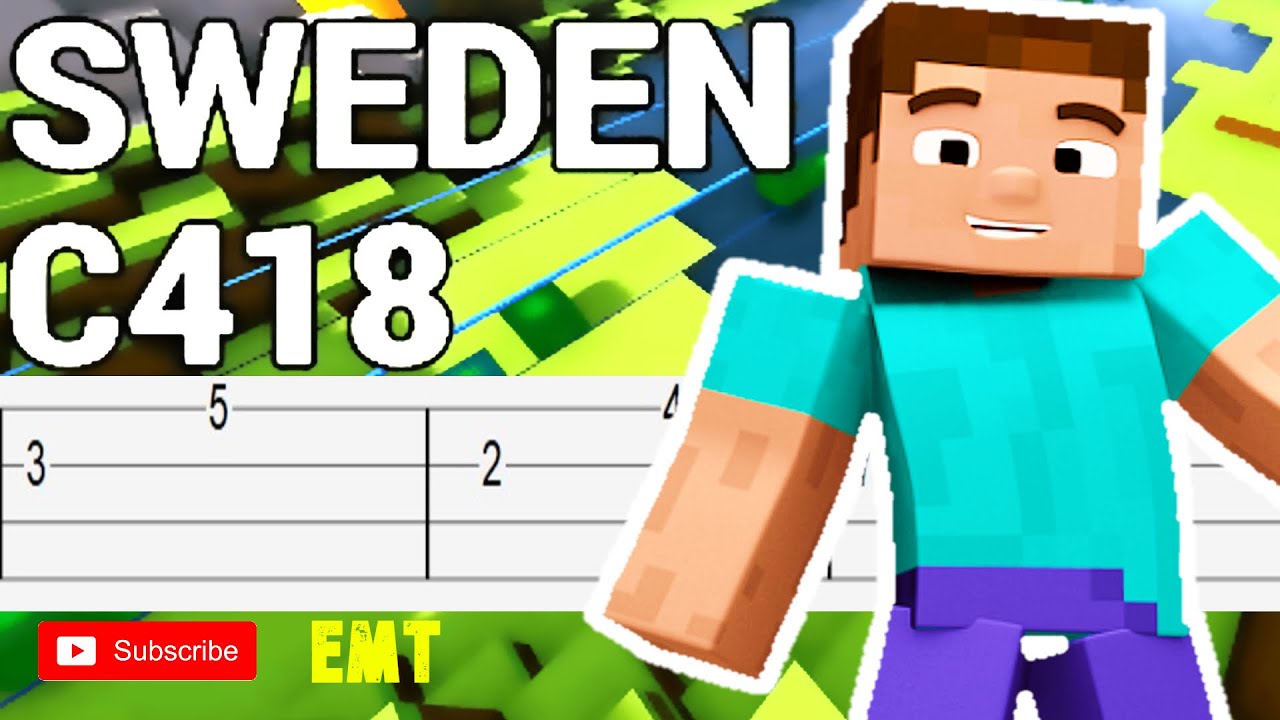 MINECRAFT (Ukulele Tutorial) SWEDEN - C418 - Learn how to play Ukulele songs + COVER + TAB