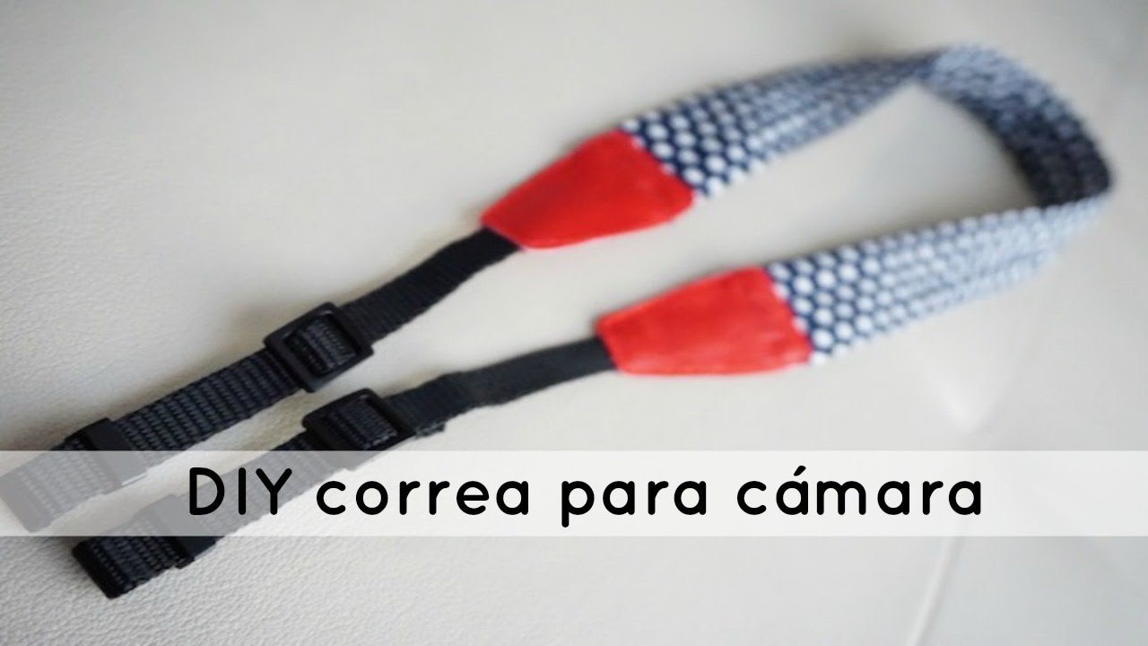 DIY Cómo hacer una correa para la cámara de fotos