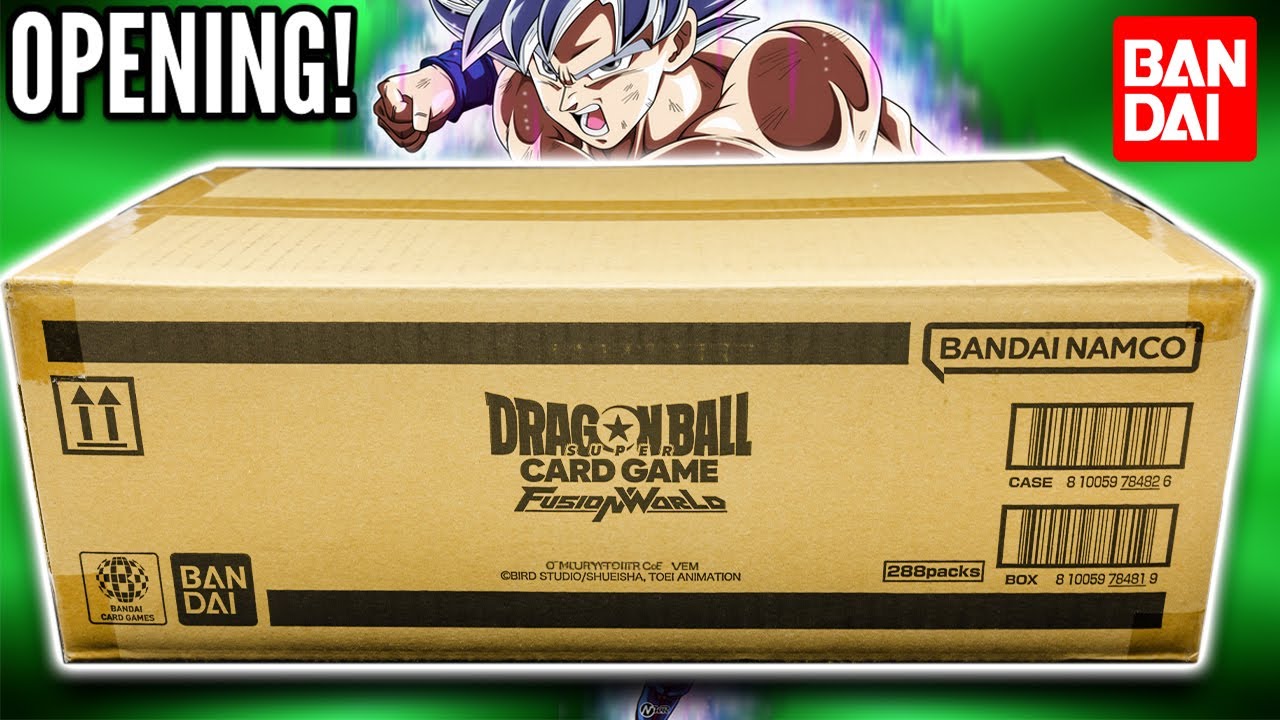 Opening an Entire Case of Dragon Ball Fusion World (Raging Roar)