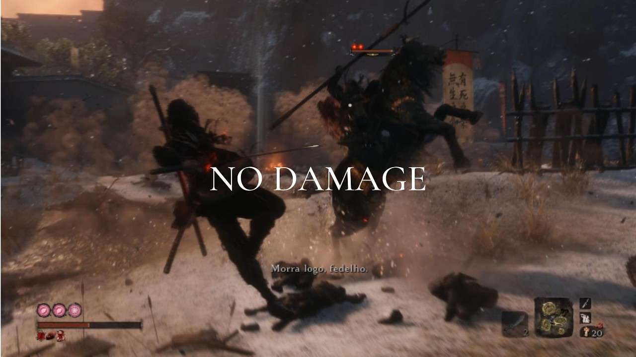 Sekiro | Gyoubu Masataka Oniwa Bossfight [No Damage, Charmless, Demon Bell]
