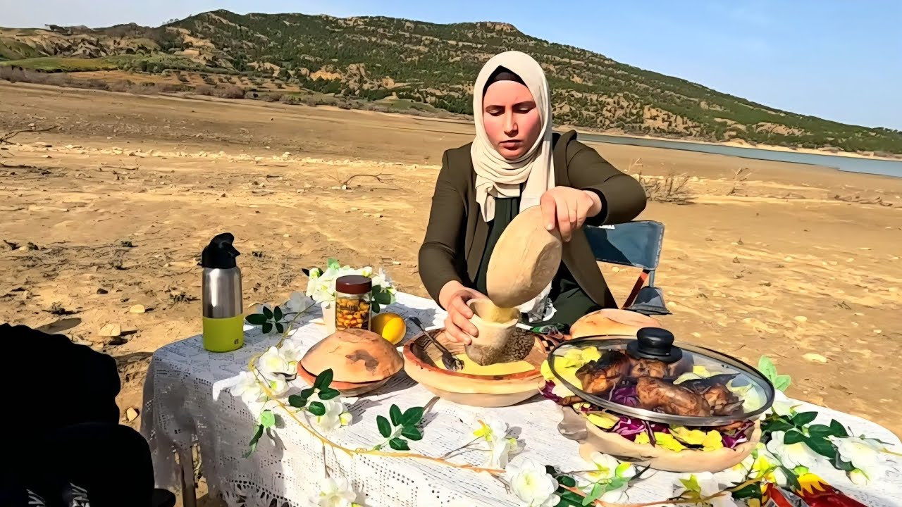 طيبت كسكي في الفخار في الطبيعة 🏺🏞️🇹🇳