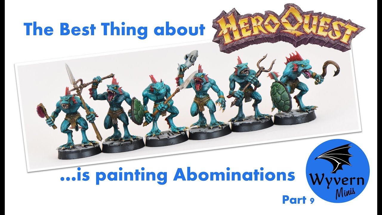 The Best Thing about Heroquest... is painting alternate Abominations!