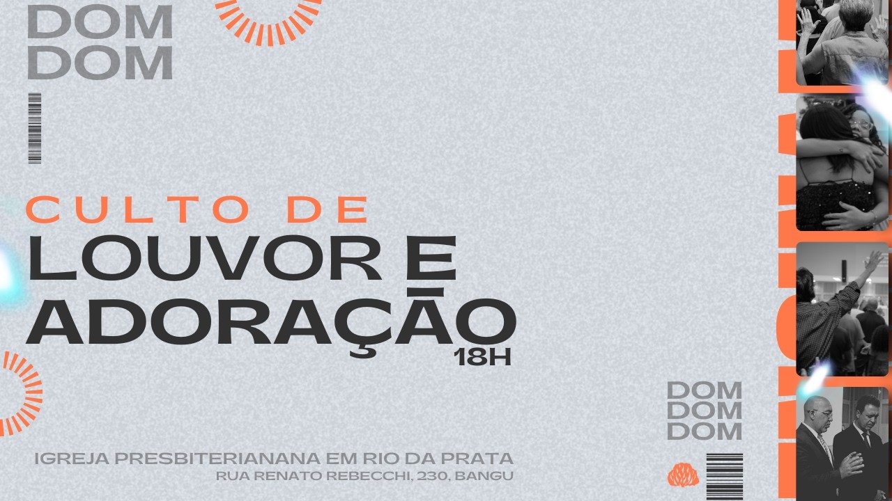 | CULTO DE DOMINGO 18H