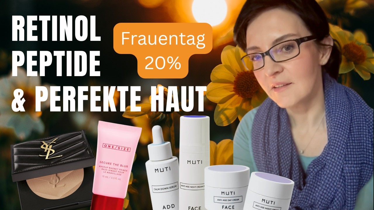Retinol, Peptide, Falten & verschwundene Poren