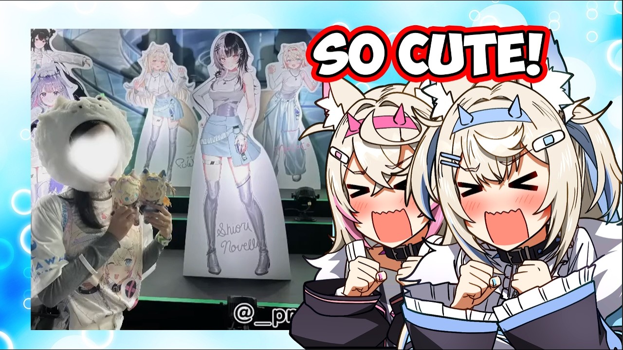 Fuwamoco's Cuteness Aggression After Seeing Cute Fan
