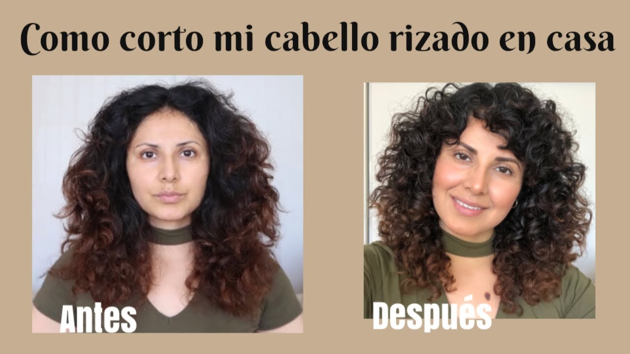 COMO CORTAR CABELLO RIZADO EN CASA | RIZOS DEFINIDOS