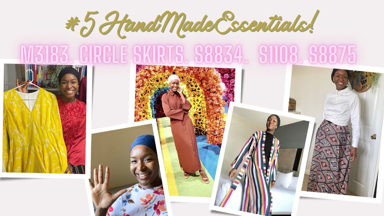 My #5HandmadeEssentials | Sewing patterns I come back to time & time again!