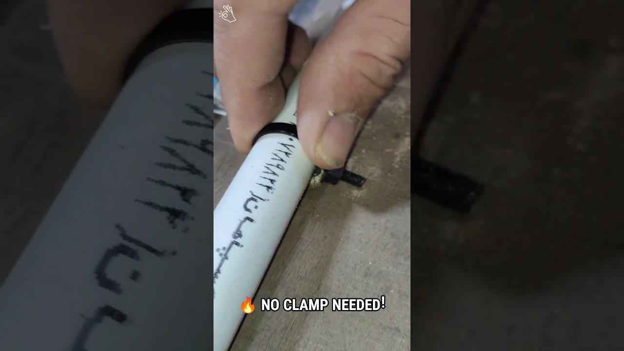 😱 The Strongest Way to Fix a Water Pipe to Wood! #DIY #FixIt #Hack
