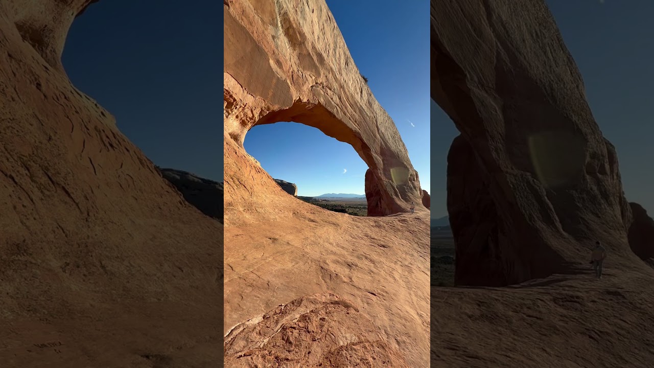 Wilson Arch, Utah 🤩 #arches #moabutah #utahtravel