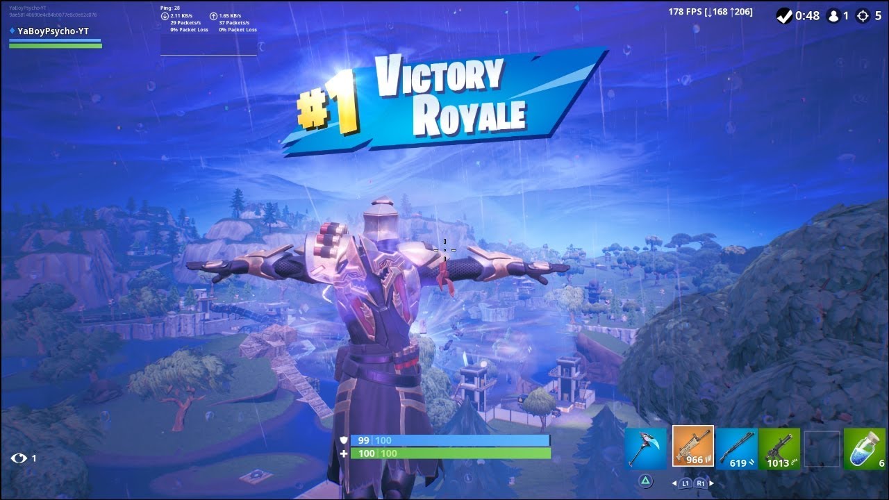 FORTNITE First Win with 