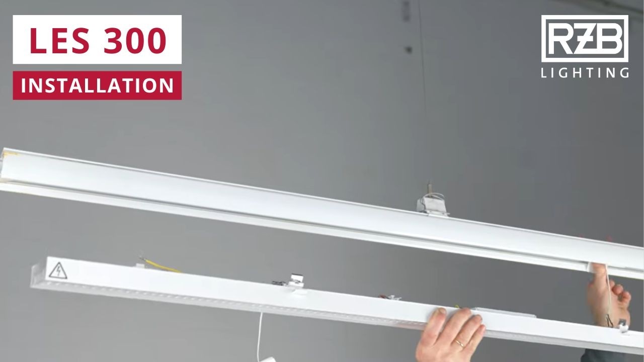 LES 300: Refurbishment insert for continuous line luminaires | Installation
