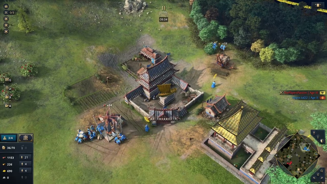 nest of bees causes my opponnent to lose it in AOE4