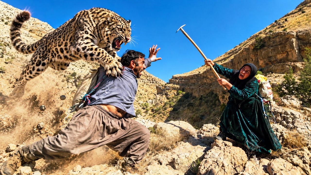 🐆📹 What did the camera deep in the mountains capture that sent Mirza and Tajmah fleeing?
