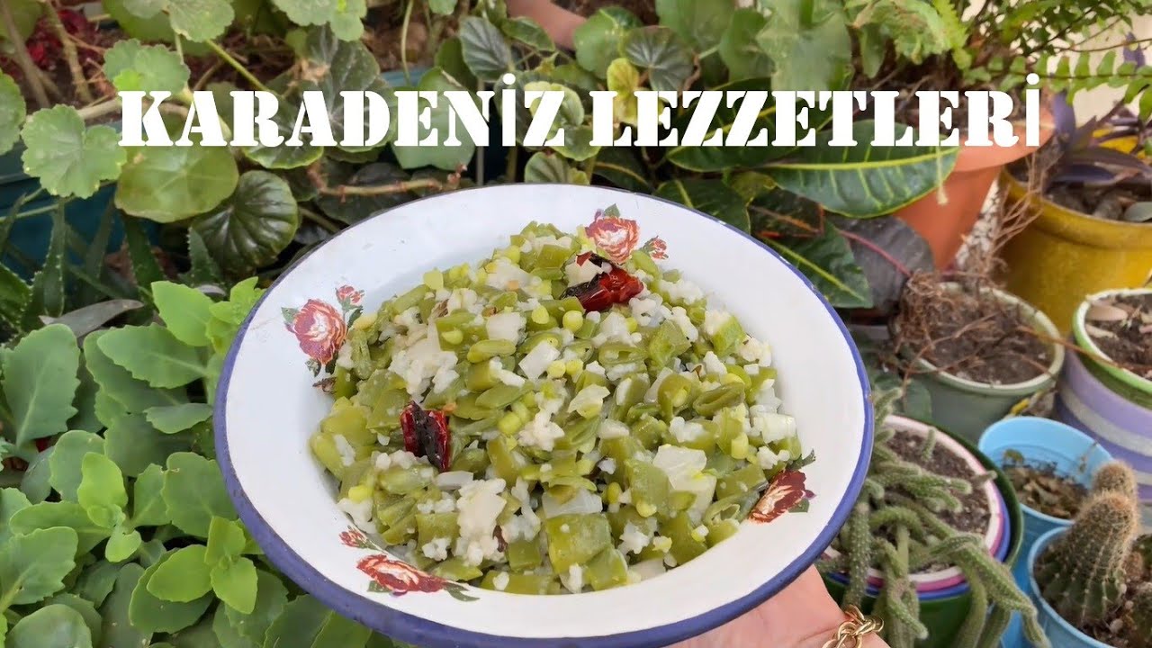 GİRESUN USULÜ FASULYE DİBLESİ (PİRİNÇLİSİ) -vegan tarif
