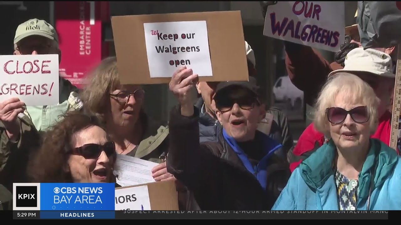 Seniors protest closure of SF Financial District Walgreens store