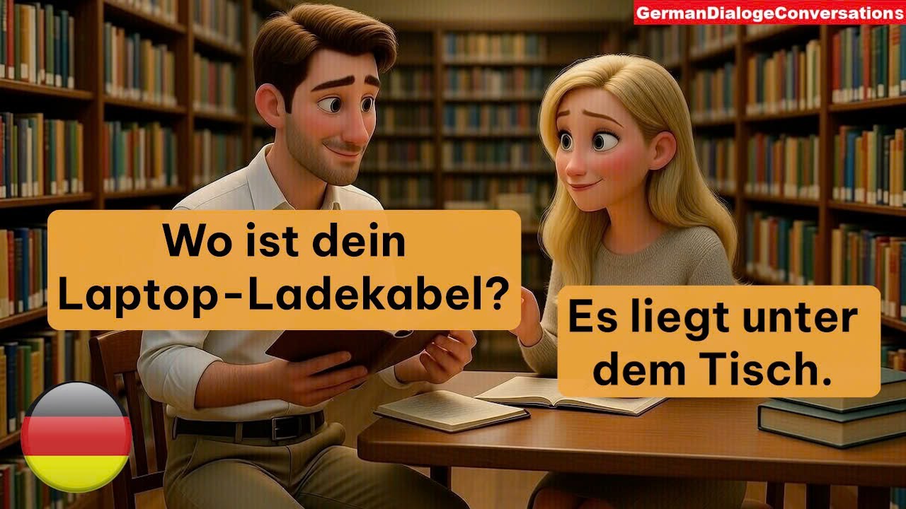 10 Simple German Conversations for Beginners | Real-Life German Dialogues (A1–A2) | Part 1