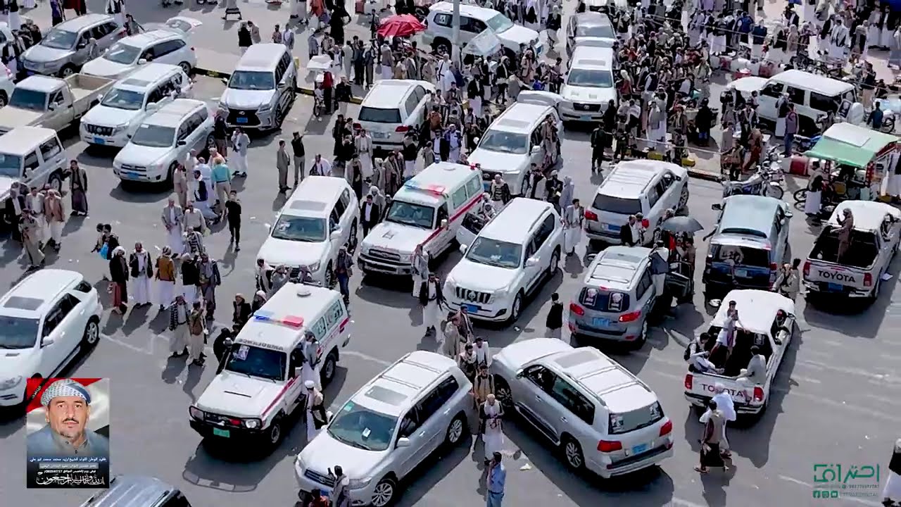 آلالاف المشيعين والمعزيين في جنازة " الشيخ زيد ابو علي " رحمه الله - من احبه الله احبه الناس "