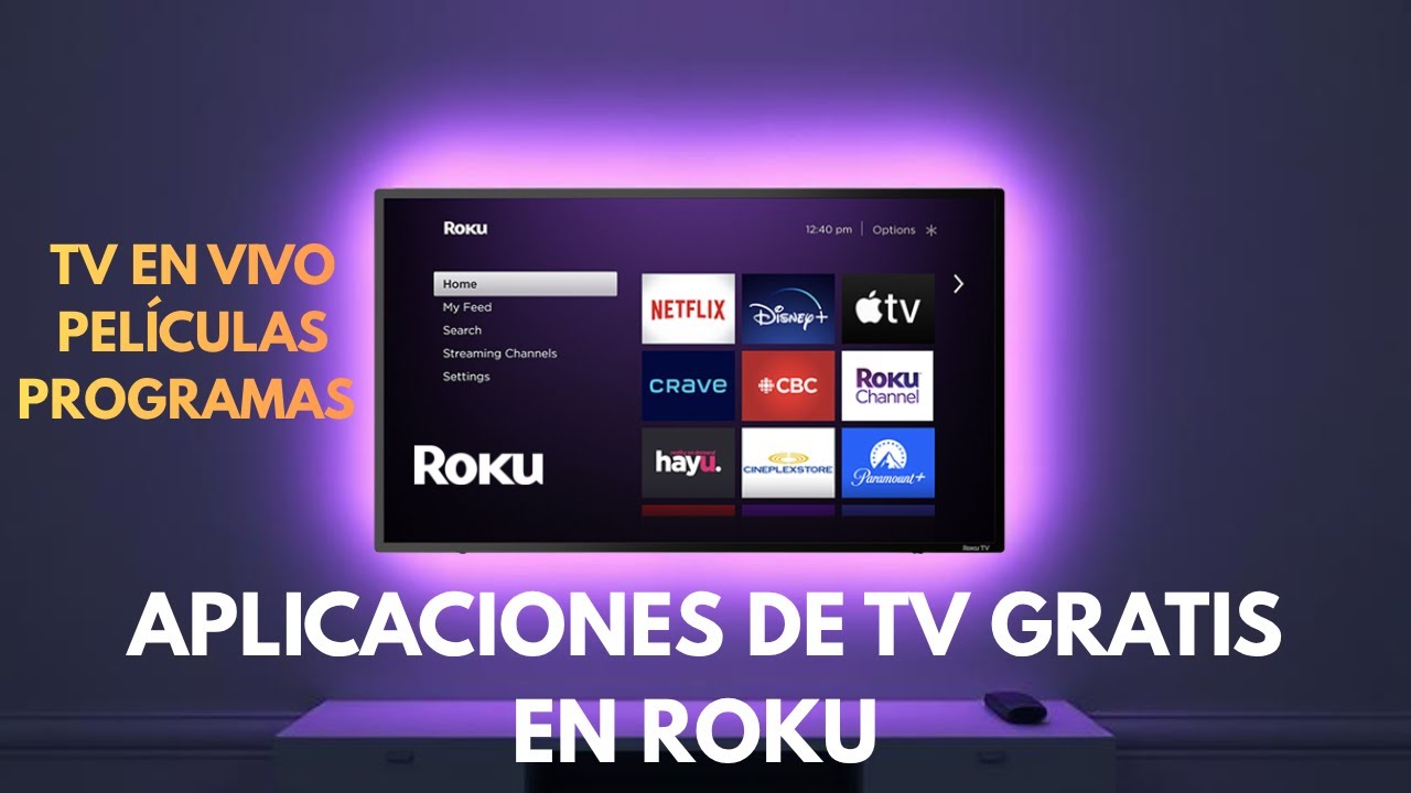 5 aplicaciones gratuitas para instalar en Roku: TV en directo, pel&iacute;culas y mucho m&aacute;s.