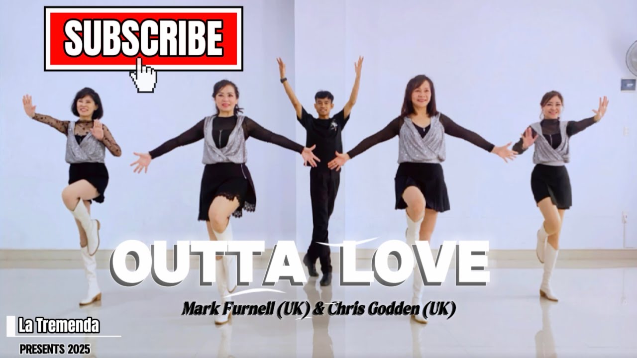Outta Love  - Line Dance || Demo by La Tremenda
