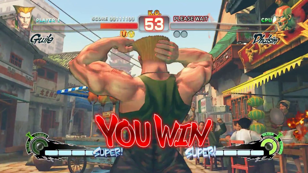 Guile's Flash Explosion Ultra with SSF4 Arcade Victory Quotes - Part 2